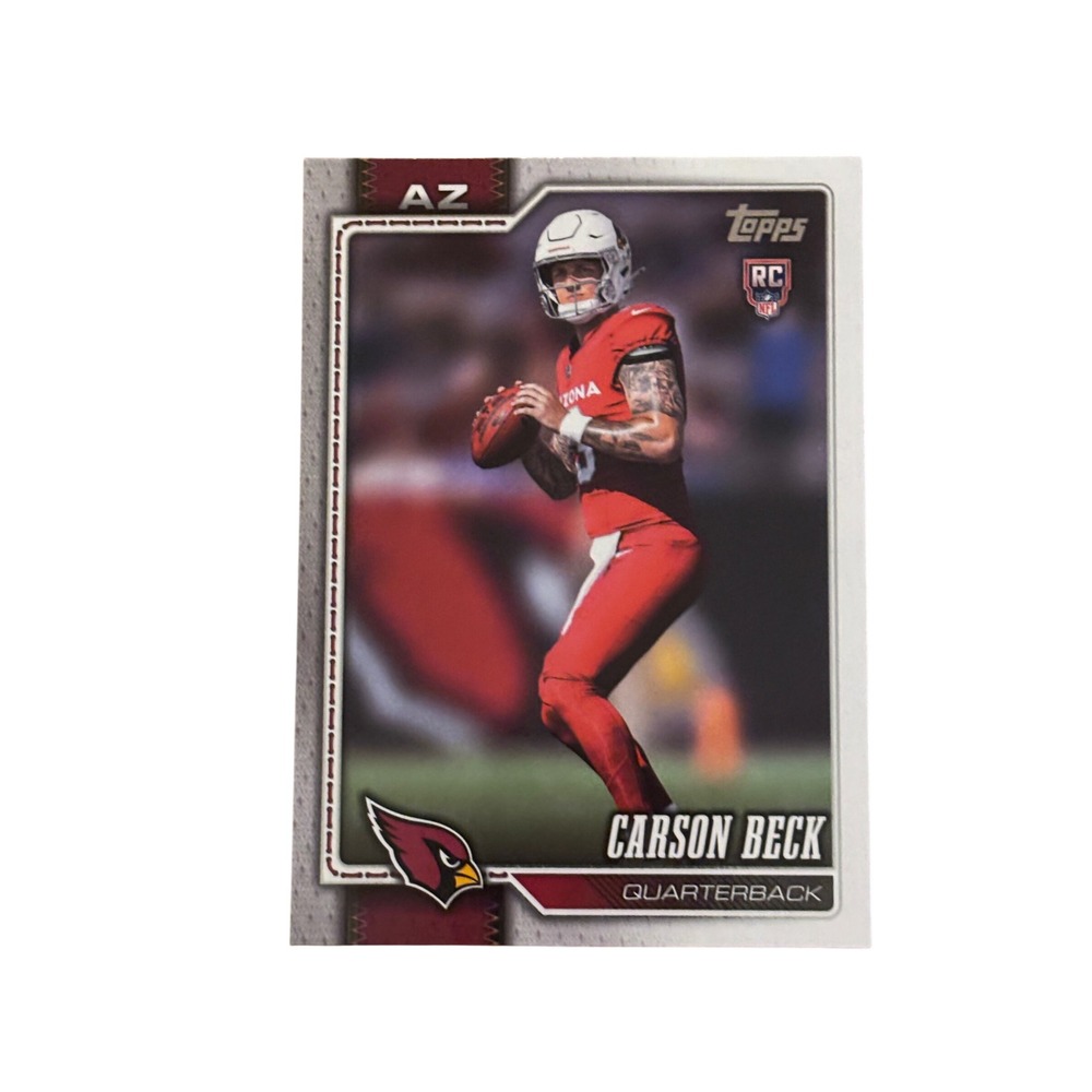 Topps Carson Beck Rookie Card Arizona Cardinals #305 QB NFL RC 2026 Vintage Card